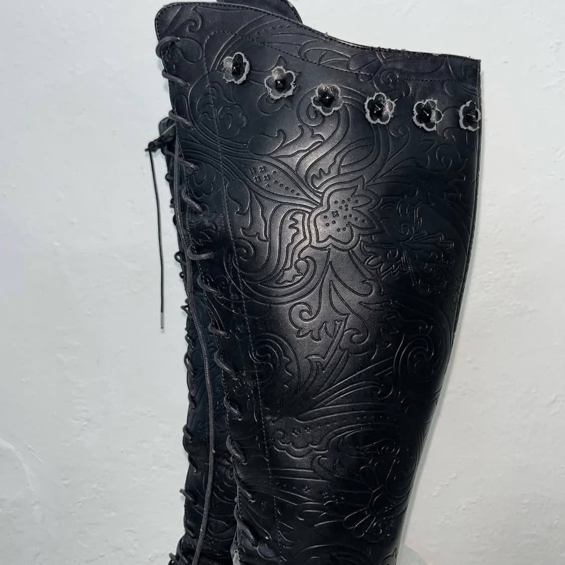 빈티지 고딕 부츠 상품이미지8