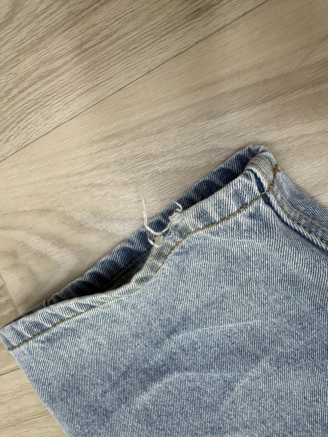 위캔더스 드워프 데님 연청 m 상품이미지5