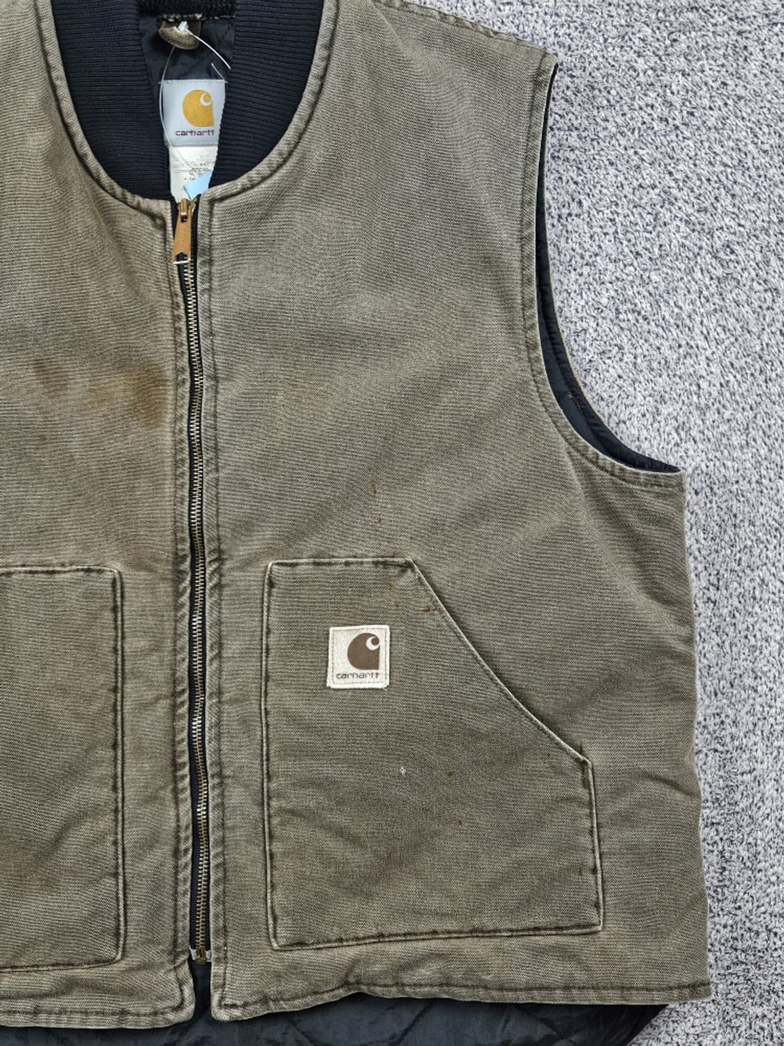 칼하트 V02 덕 캔버스 워크 베스트 ( XL ) / 10353 상품이미지5