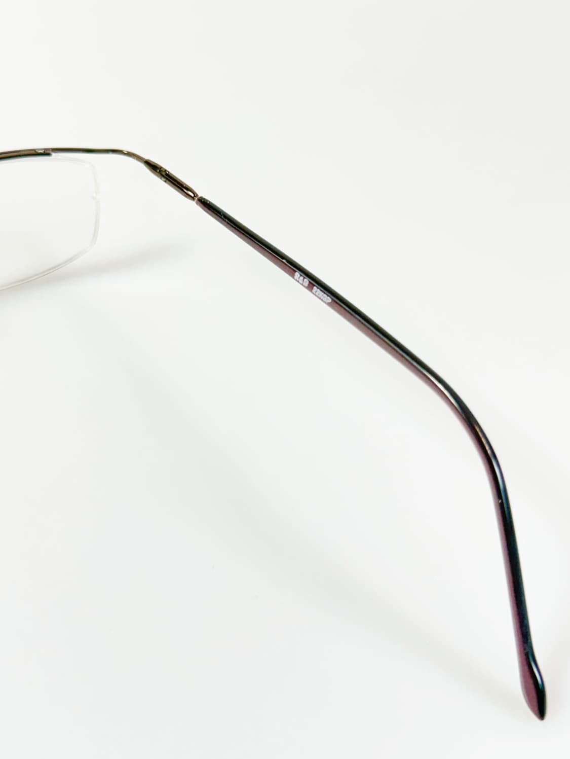 R&B EYEWEAR 반무테 스퀘어 메탈 빈티지 안경 상품이미지6