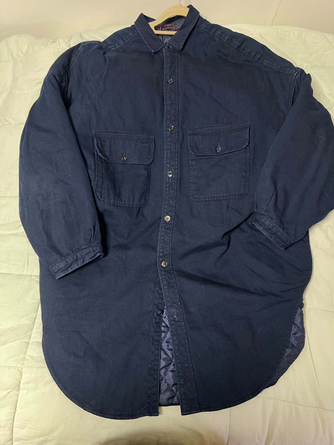 캐피탈 립 스톱 슬래피 셔츠 코트 1사이즈 상품이미지1