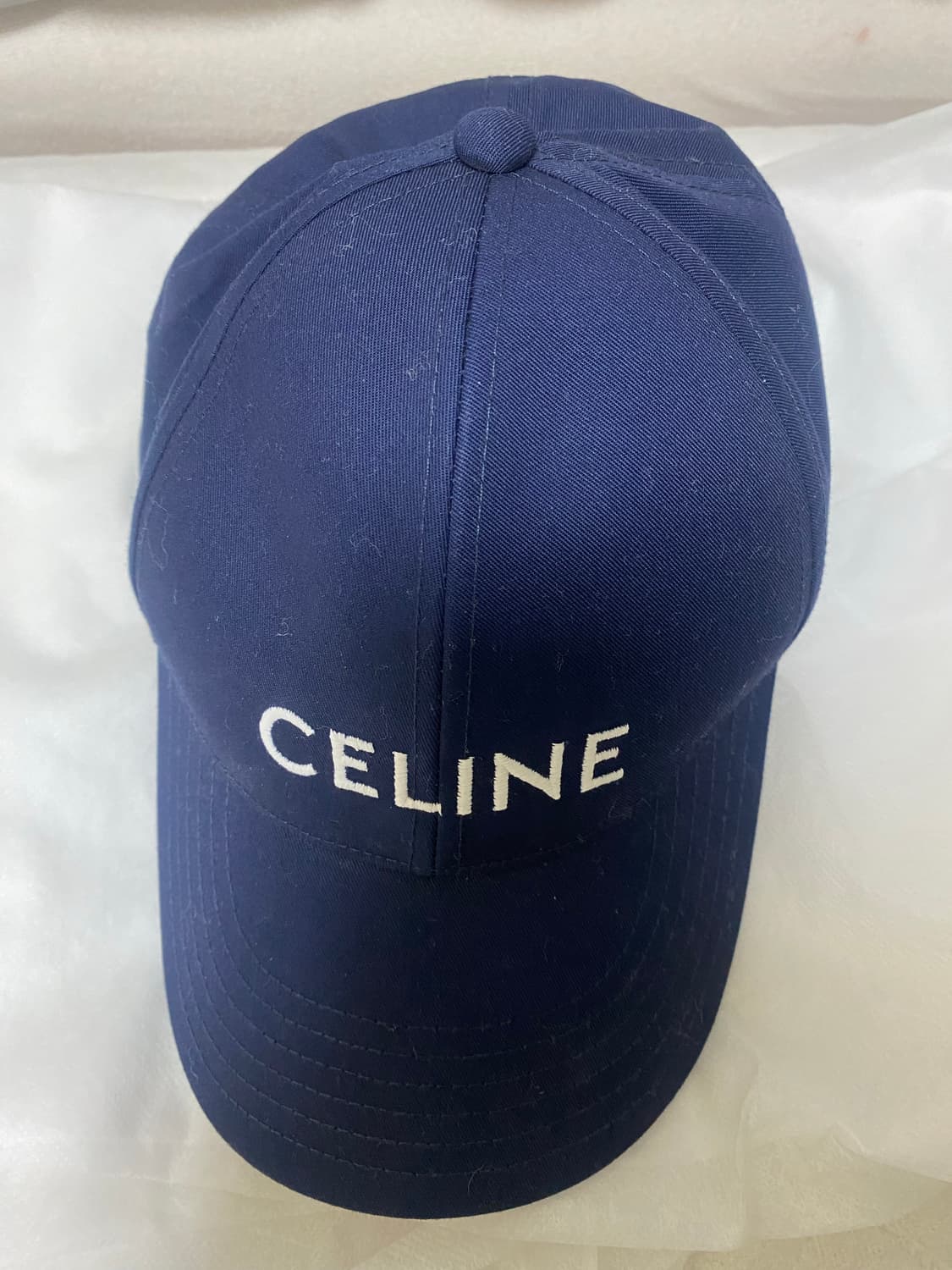 Celine 셀린느 네이비 모자 볼캡 정품 L사이즈 상품이미지2