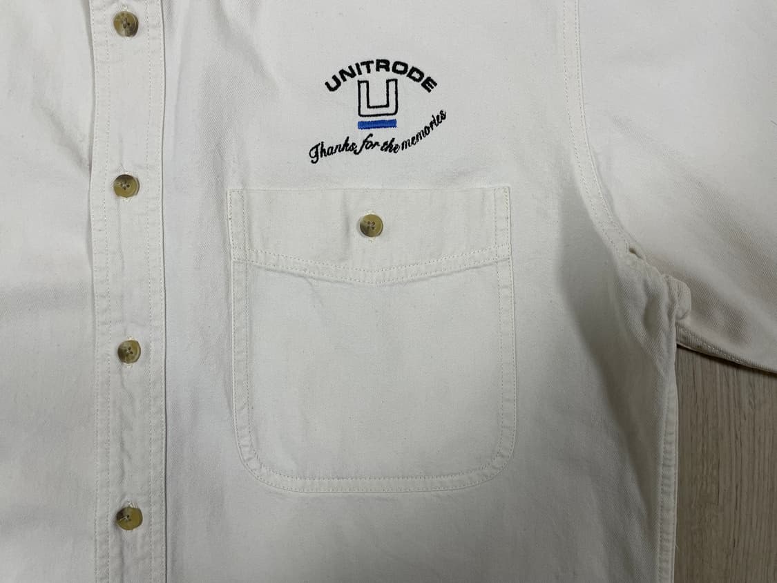 100~105) 90s Lee 크림데님 리얼 워크셔츠(RRL&LVC&폴로 상품이미지5