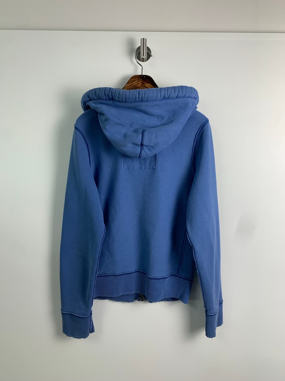 아베크롬비 y2k 와투케 스카이블루 헤비코튼 후드집업 상품이미지3