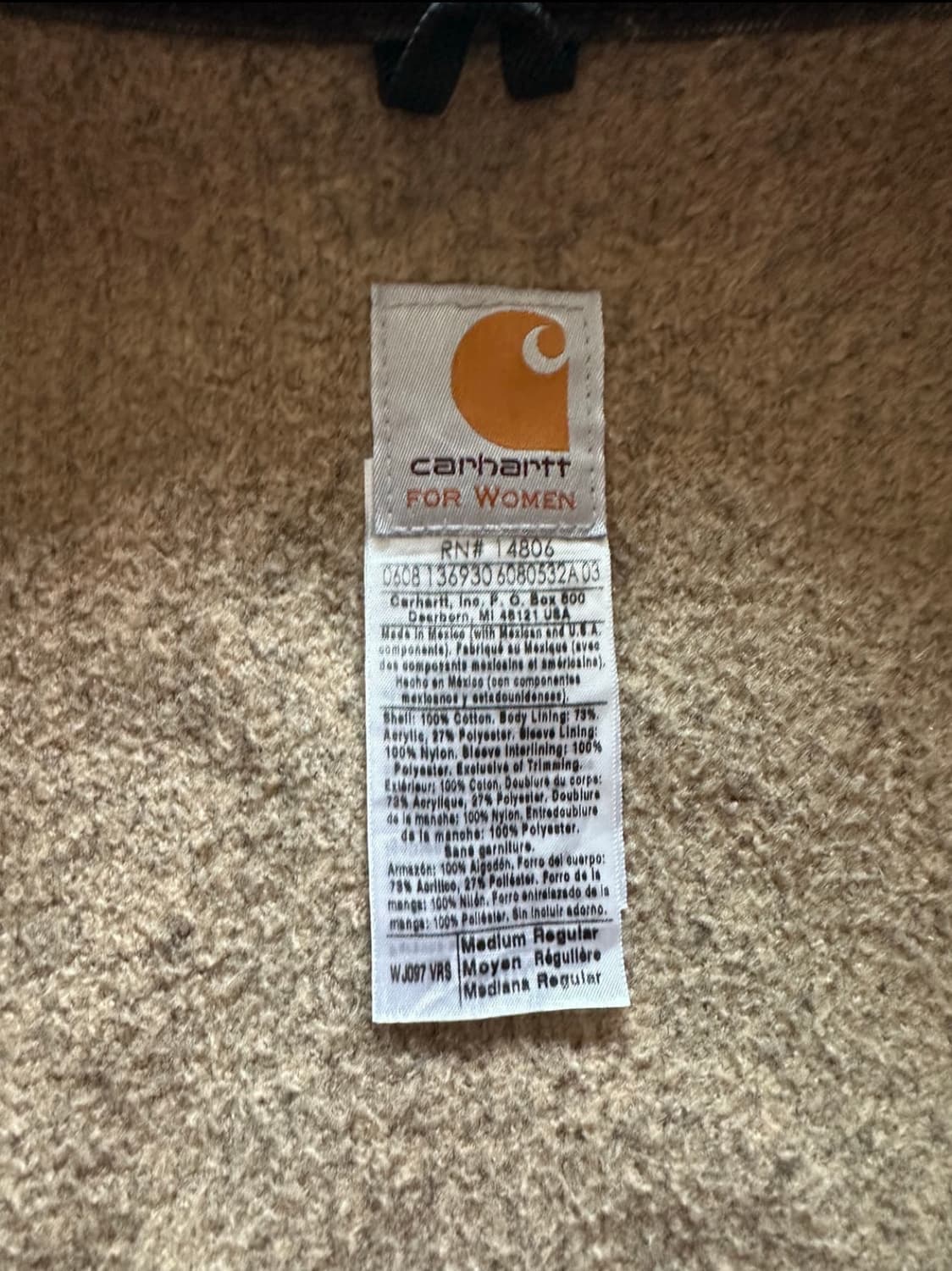 [M] 칼하트 디트로이트 자켓 살몬 vrs wi97197 상품이미지6