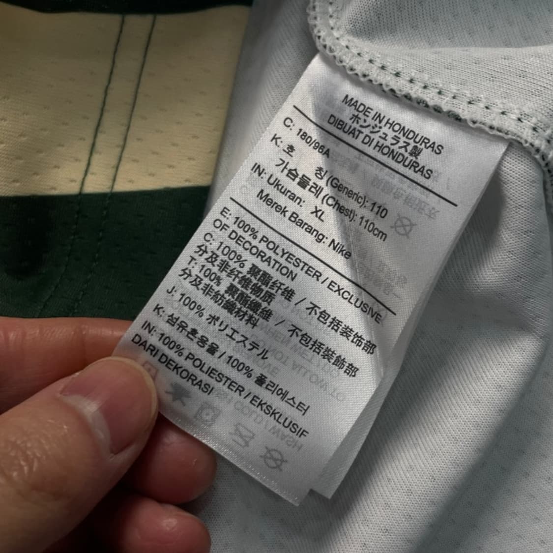 100 나이키 X NBA 아데토쿤보 밀워키 벅스 유니폼  상품이미지5