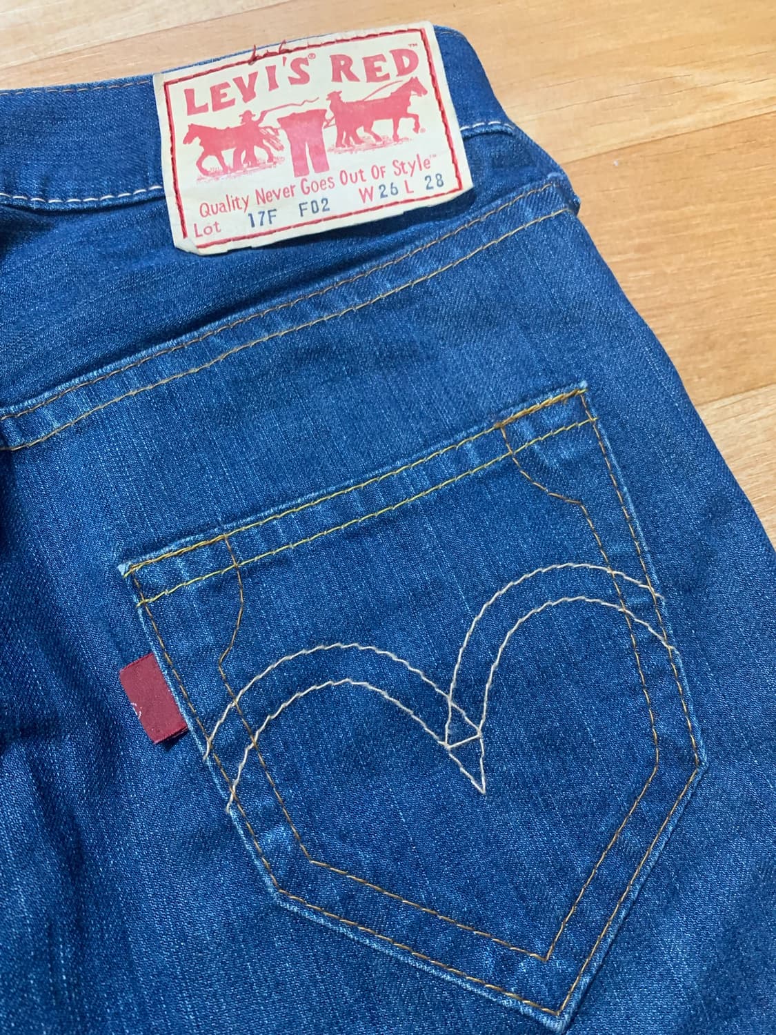 LEVIS RED 2002/FW 17F 리바이스 레드 데님팬츠 상품이미지10