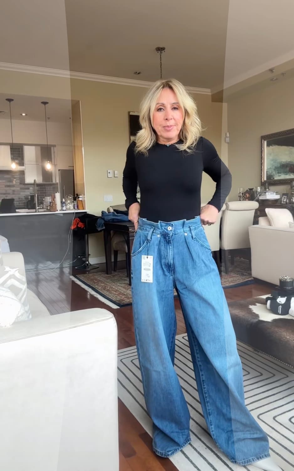 자라 페이퍼백 진 40사이즈 상품이미지2