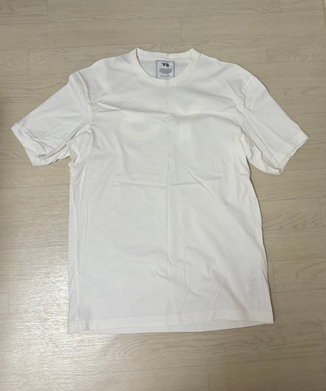 Y-3 요지야마모토 백로고 반팔 티셔츠  상품이미지2