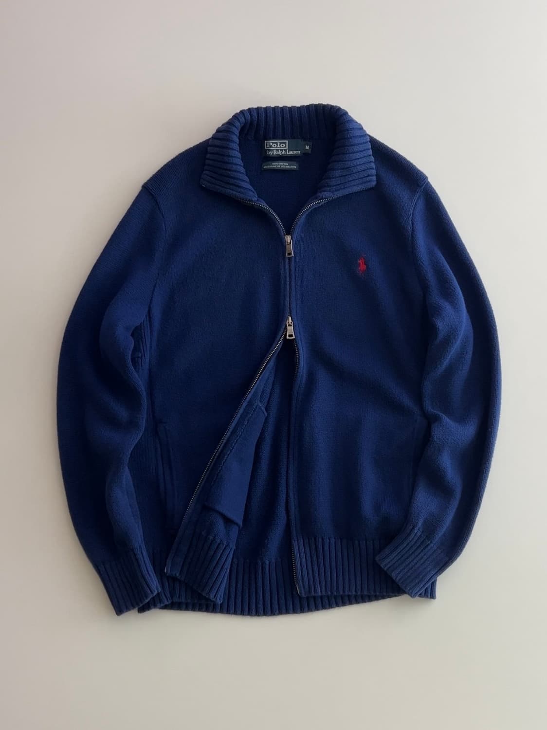 폴로 랄프로렌 투웨이 니트 집업 M 상품이미지1