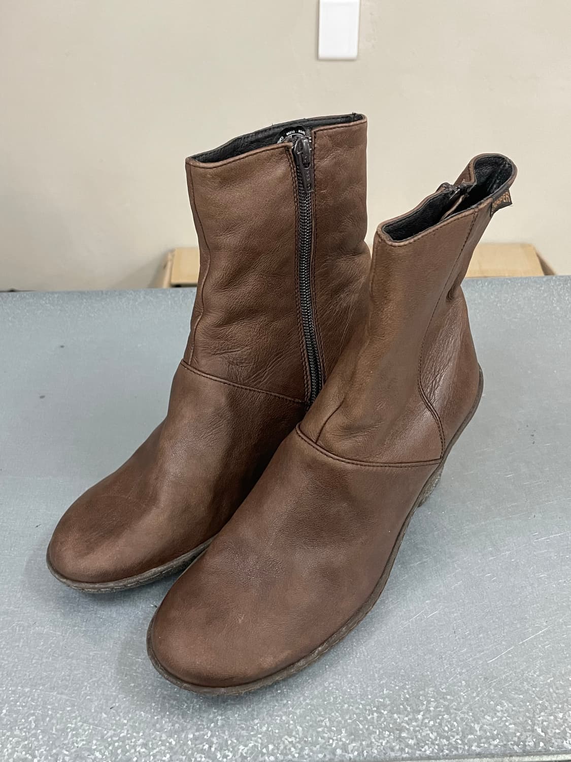 캠퍼 앵클부츠 브라운 38 상품이미지2