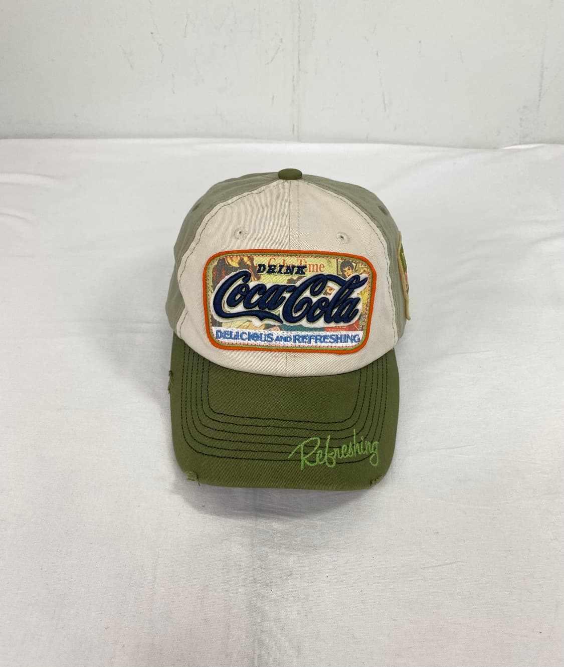 코카콜라 Coca Cola 빈티지 패치 볼캡 상품이미지1