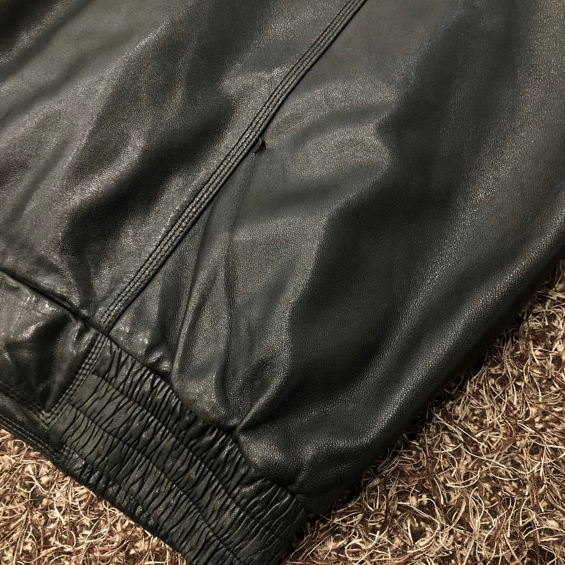 런던포그 양가죽 봄버 레더 가죽 자켓 상품이미지7