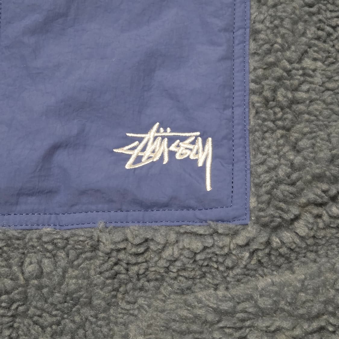 [L] 스투시 쉐르파 리버시블 자켓 블루스톤 상품이미지4