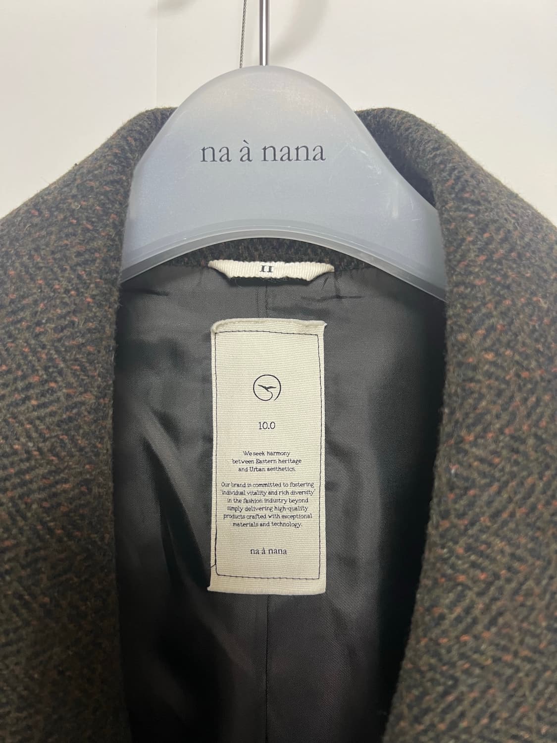 체크 코트 상품이미지5