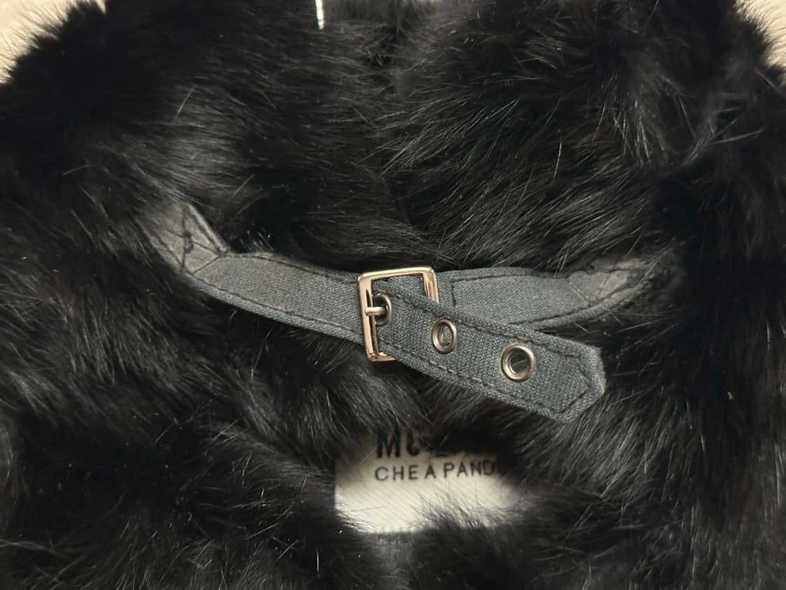 Moschino 니트 디테일 퍼 가디건 상품이미지3