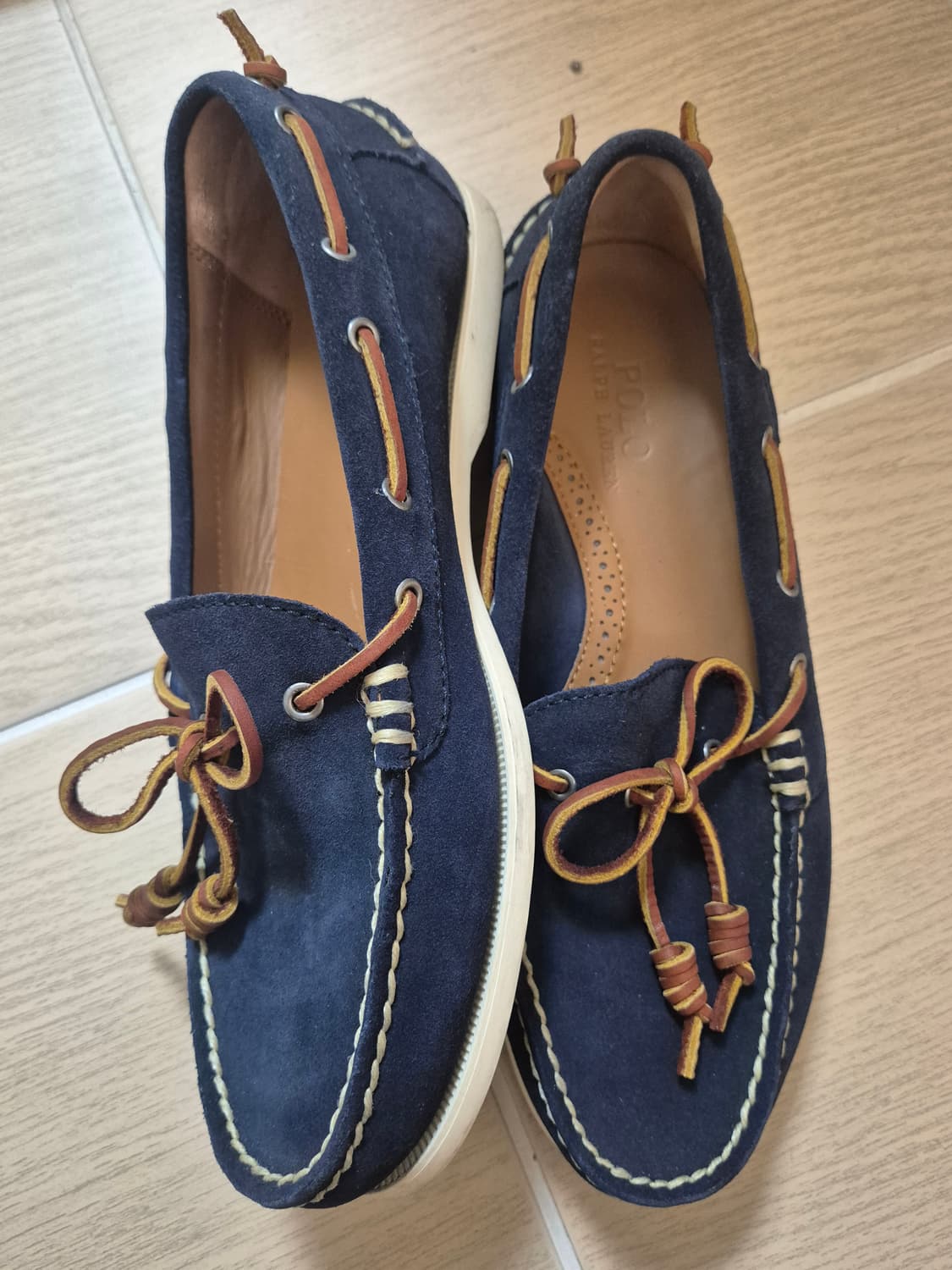 폴로 랄프로렌 네이비 스웨이드 보트 슈즈 상품이미지4