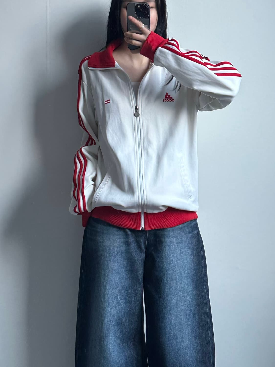 아디다스 코드로바 오스트리아 화이트 레드 져지 상품이미지1