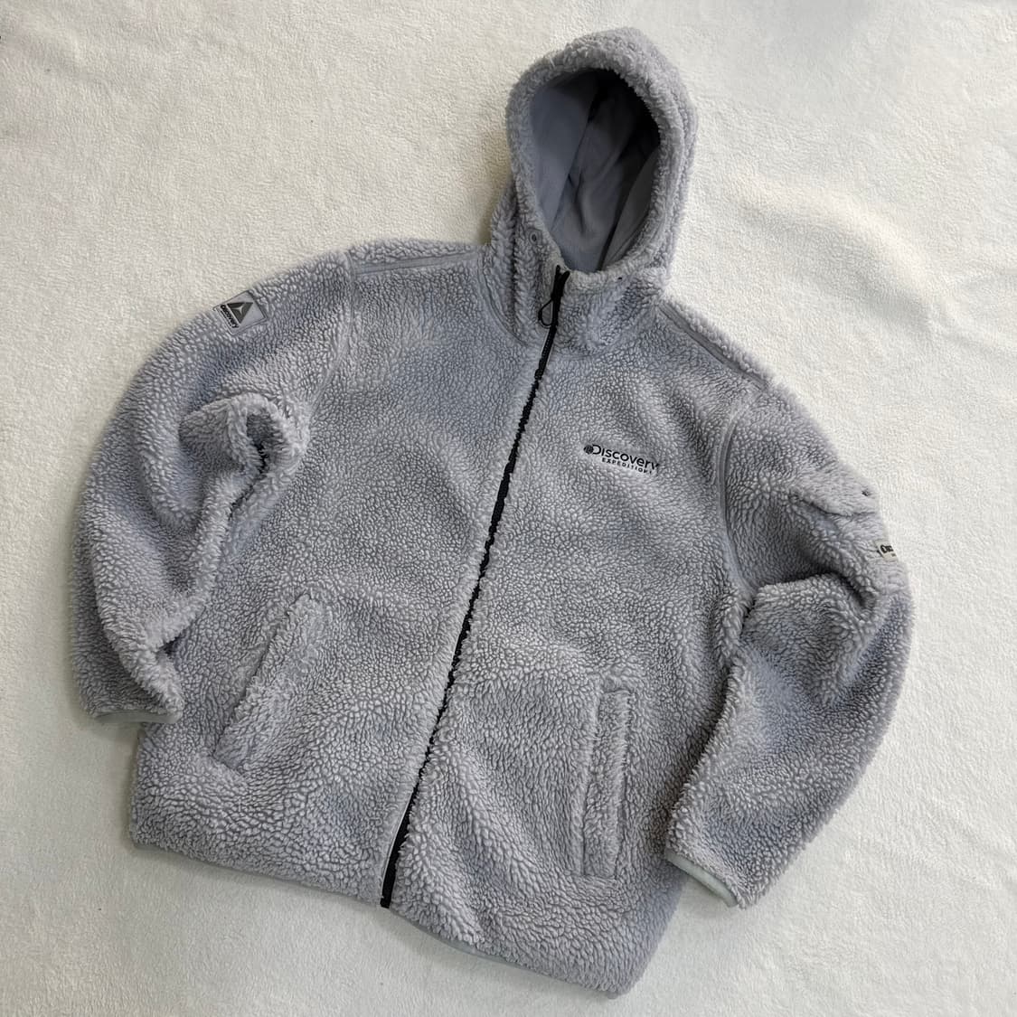100 디스커버리 플리스 후드 집업 0327T 상품이미지1