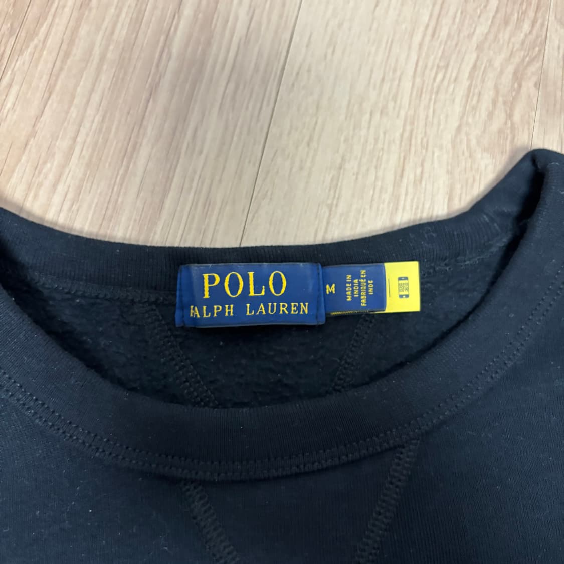 폴로 폴로랄프로렌 블랙 레드포니 자수 로고 기모 맨투맨 티셔츠 상품이미지3