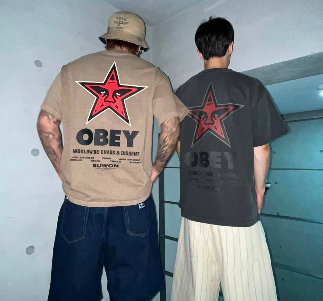 오베이 인터내셔널 수원 오버다이드 반팔 티셔츠 빈티지 워싱 피그먼트 상품이미지3