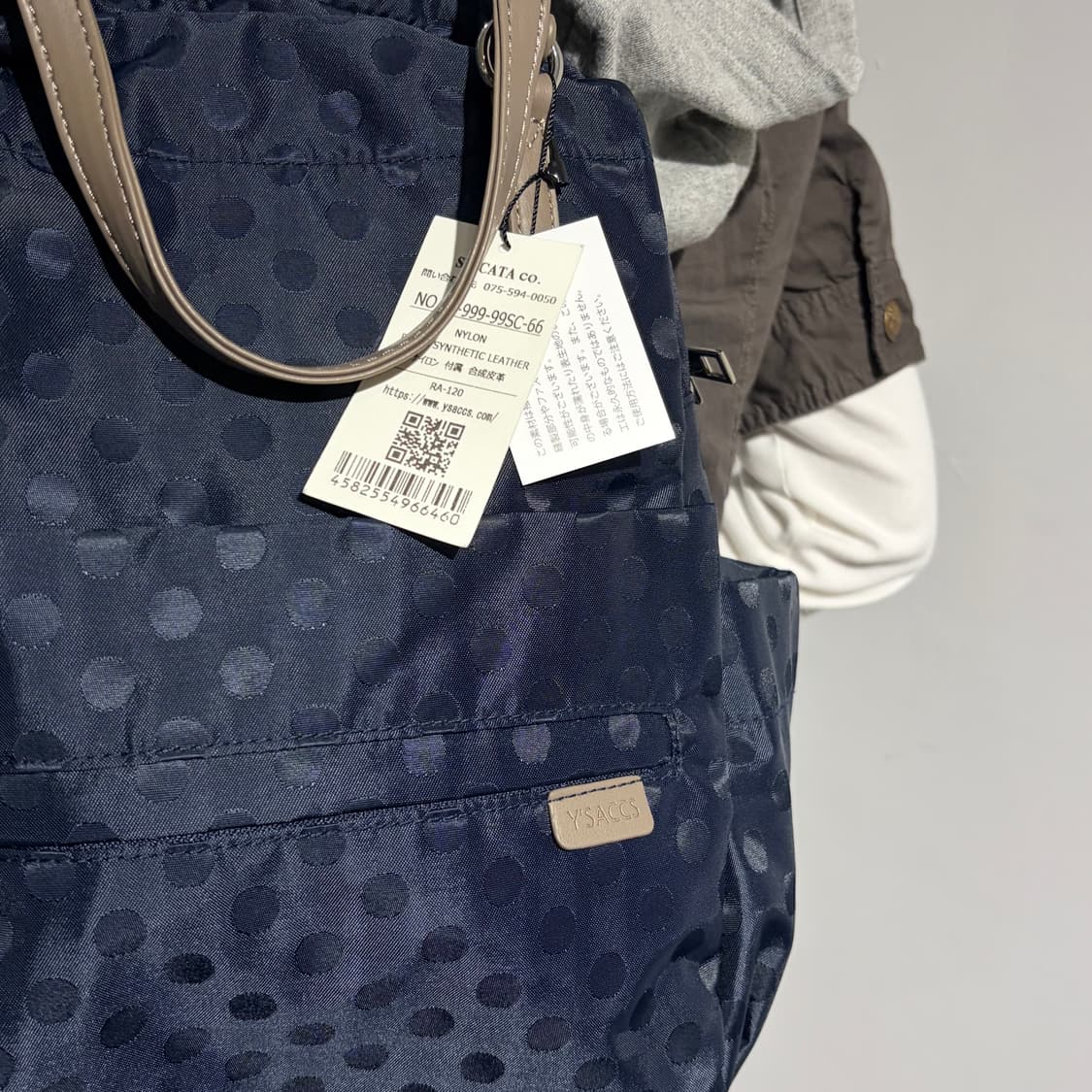 Y'SACCS 요지 야마모토 도트 백팩 가방 상품이미지2