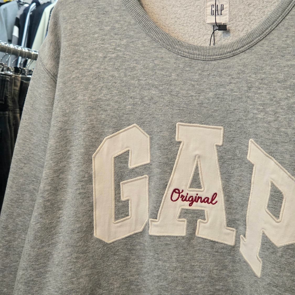 GAP 그레이 코튼 맨투맨 상품이미지3