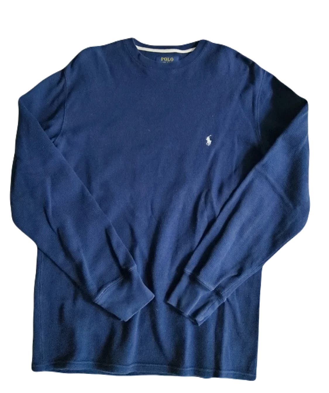 폴로 랄프로렌 네이비 와플 롱 슬리브 m 상품이미지1