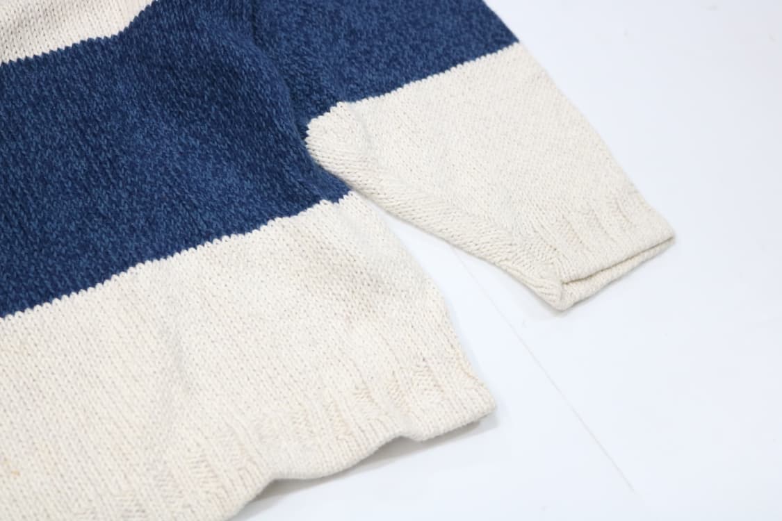 에디바우어 빈티지 굵은 스트라이프 코튼 니트 상품이미지5