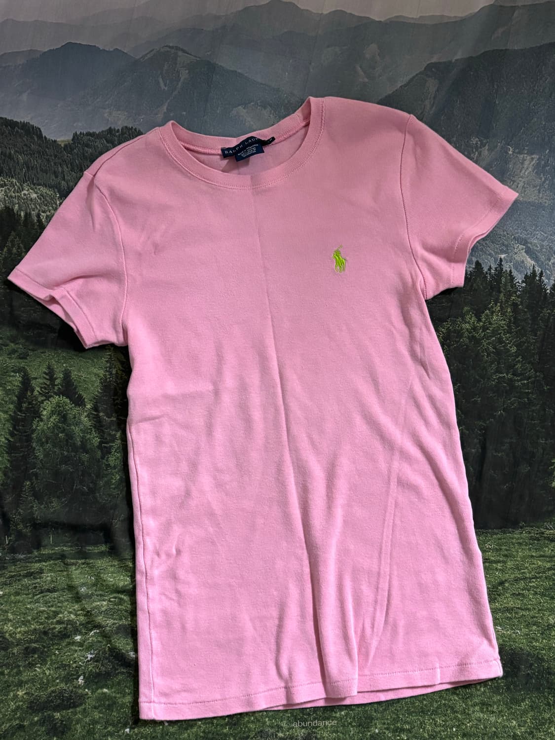 랄프로렌 딸기우유 연핑크 반팔 상품이미지1