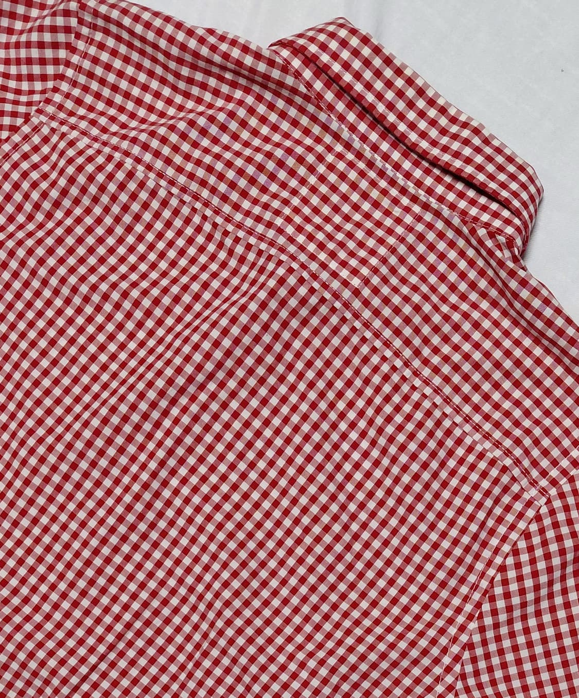 [L] 홀리스터 레드 긴팔 체크 셔츠 (상태 최상) 상품이미지8