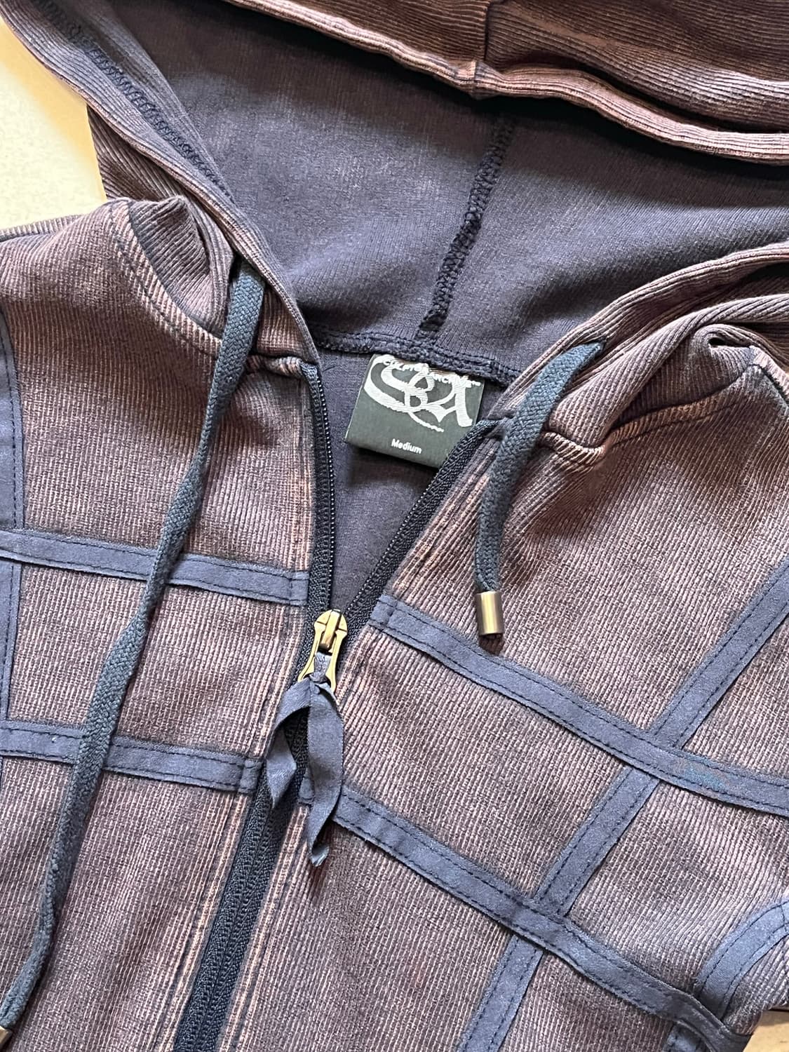 스컬프터 워시드 본디지 후디 / 워시드네이비 M 상품이미지2