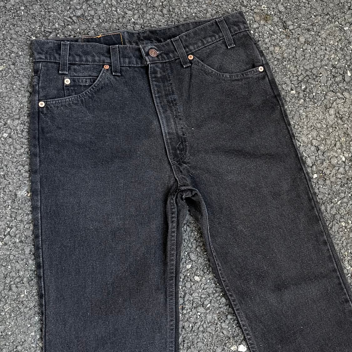 90s USA 빈티지 리바이스 517 블랙 흑청 상품이미지2