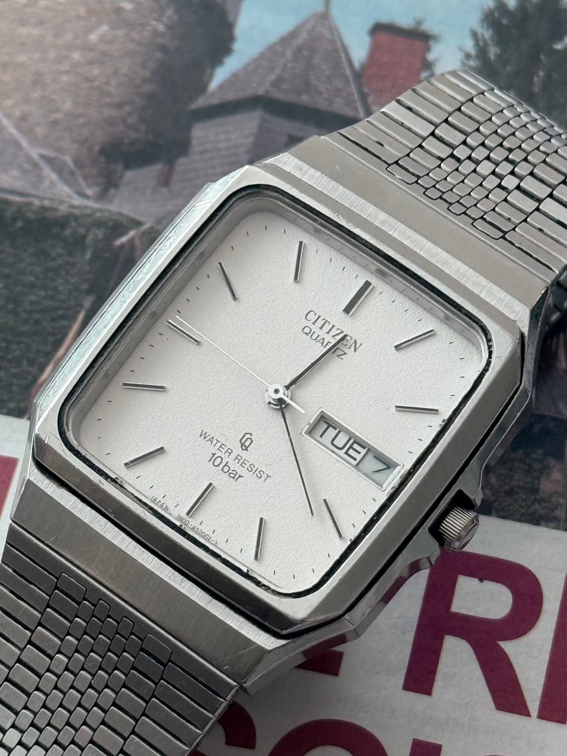 Citizen 시티즌 스퀘어 쿼츠 데이-데이트 상품이미지7
