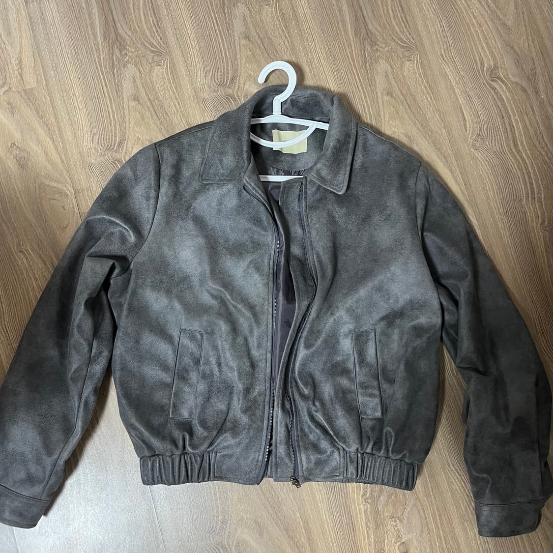 빈티지 rooof 스웨이드 블루종 자켓 상품이미지1