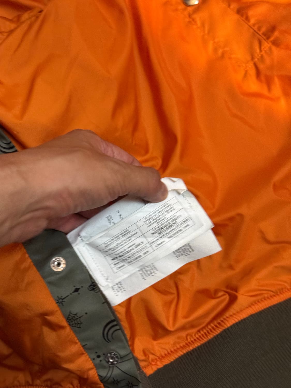 Sacai 사카이 20AW Dr. Woo 우주 MA-1 마원 봄버 자켓 상품이미지8