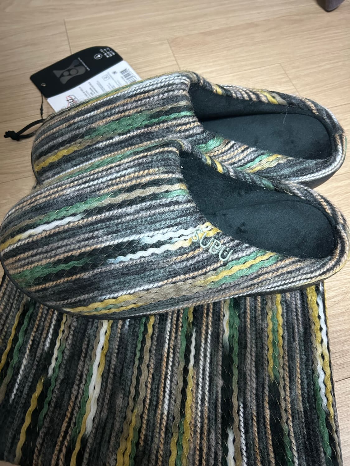 SUBU 패커블 방한 슬리퍼 비비드모자이크 4사이즈 상품이미지3