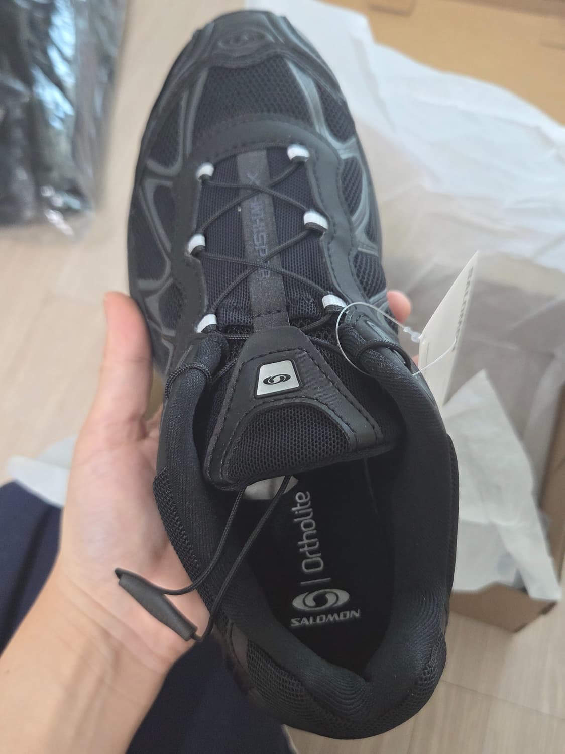 살로몬 XT-Whisper 블랙 아스팔트 230-235 새상품 상품이미지3