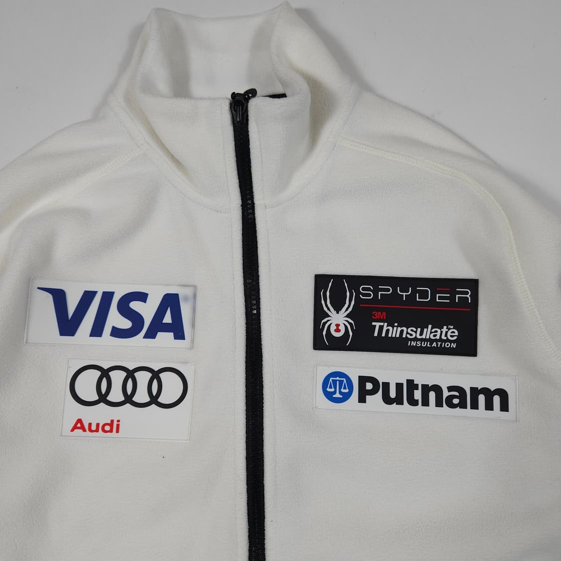 스파이더 아우디 화이트 후리스 상품이미지2