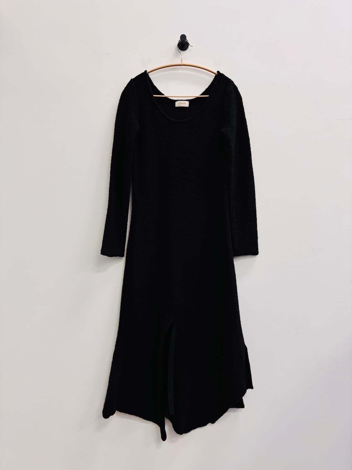 르메르(LEMAIRE) 울 블렌드 오픈백 롱 니트 원피스 상품이미지1