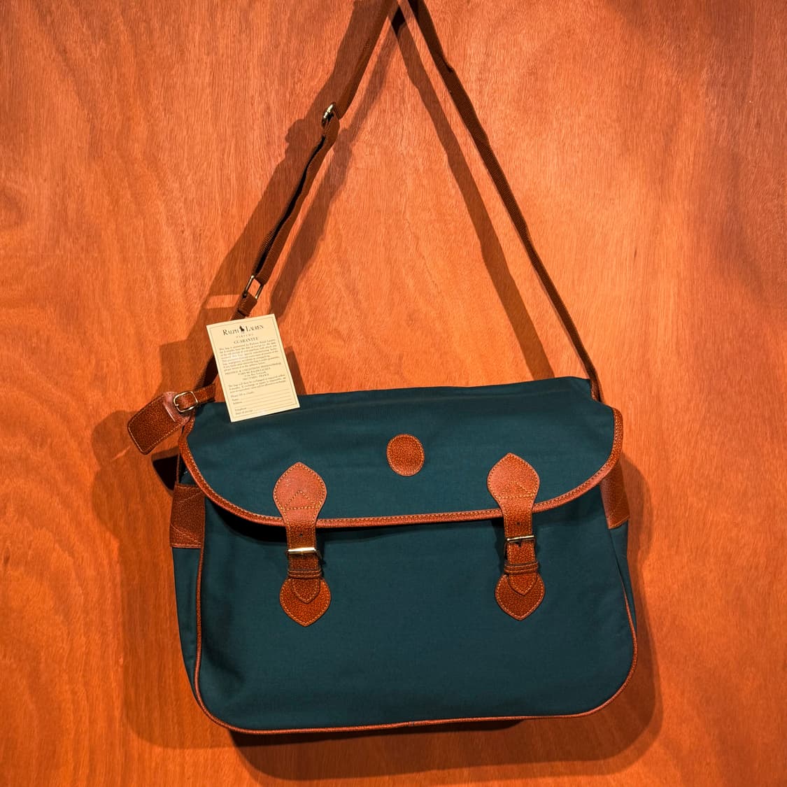 폴로랄프로렌 90s 퍼퓸 캔버스 크로스백 상품이미지1