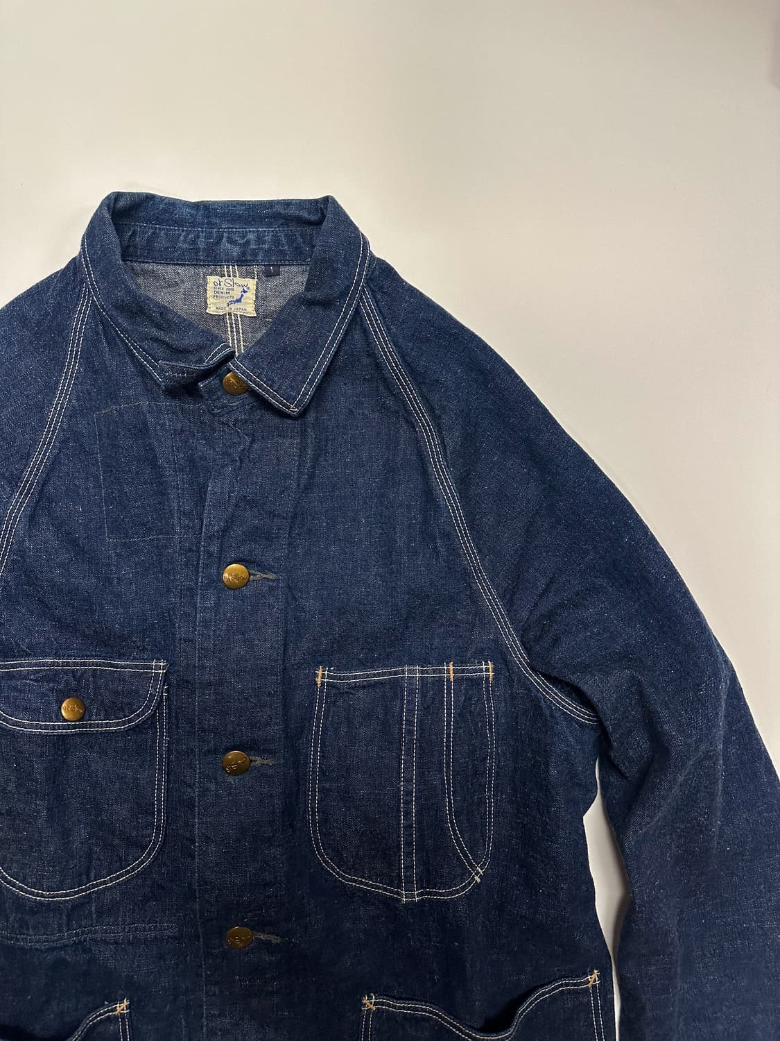 오어슬로우 커버올 데님 자켓 orslow (1사이즈) 상품이미지3