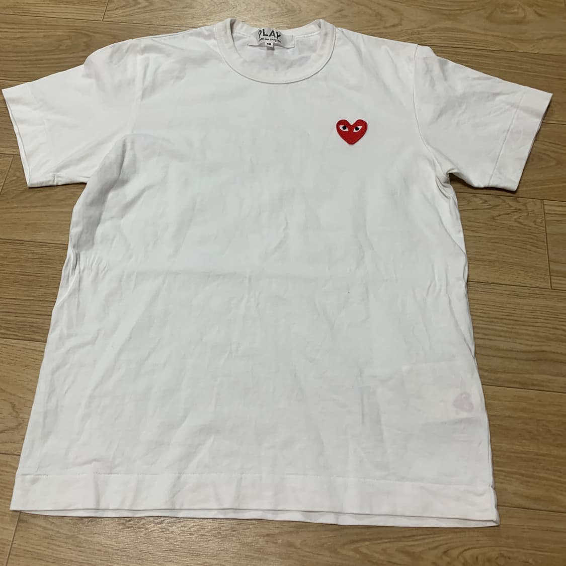 M)Comme des garcons 꼼데가르송 하트 와펜 반팔 상품이미지1