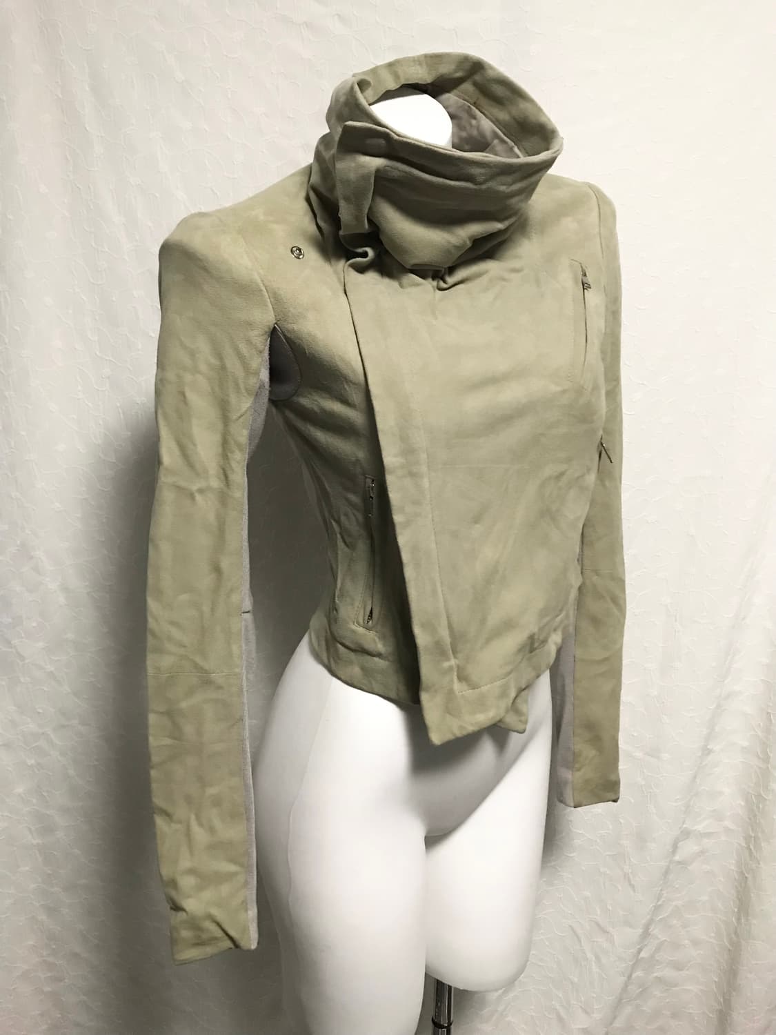 빈티지 아카이브 스웨이드 하이넥 자켓 상품이미지4