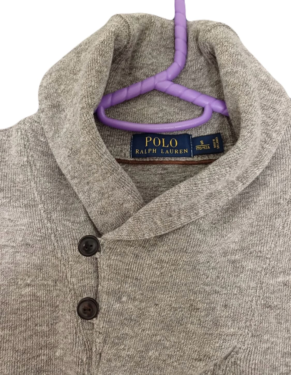 폴로 랄프로렌 숄 카라 니트 s 상품이미지2