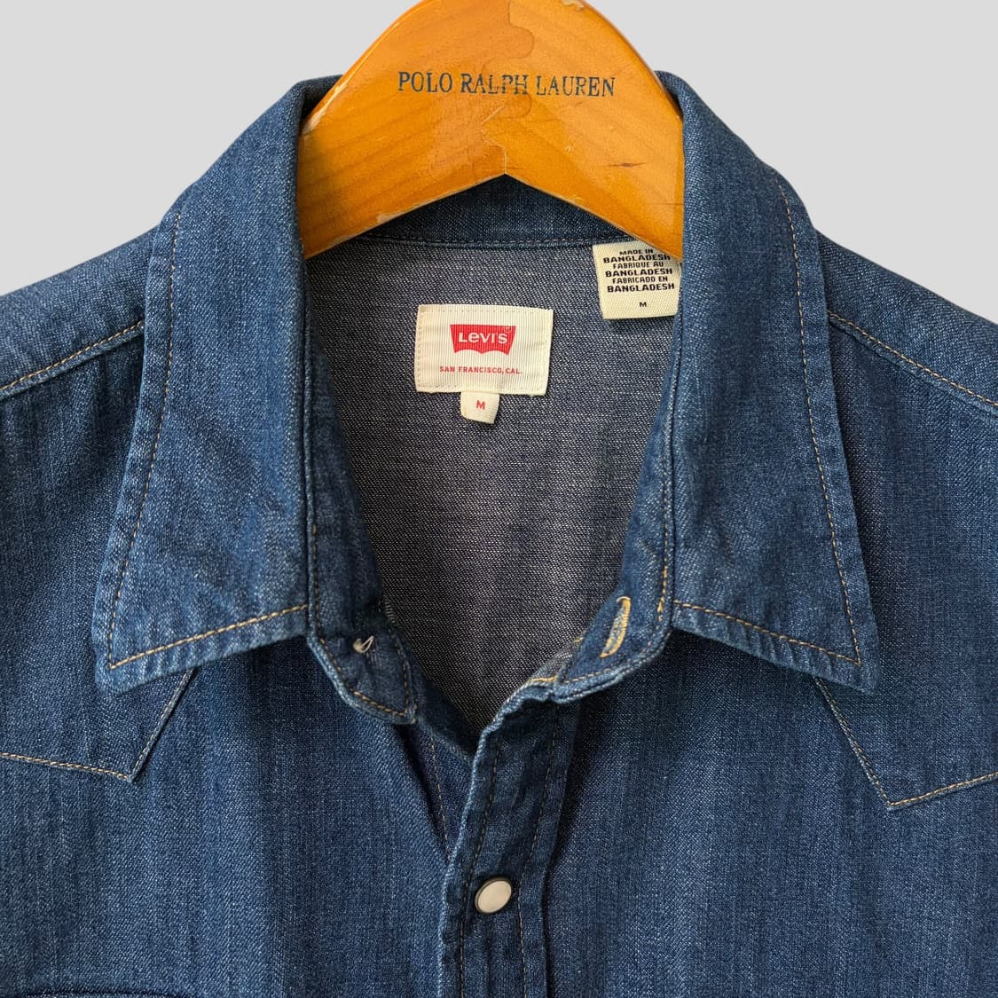 (M)Levis 리바이스 웨스턴 데님셔츠 상품이미지3