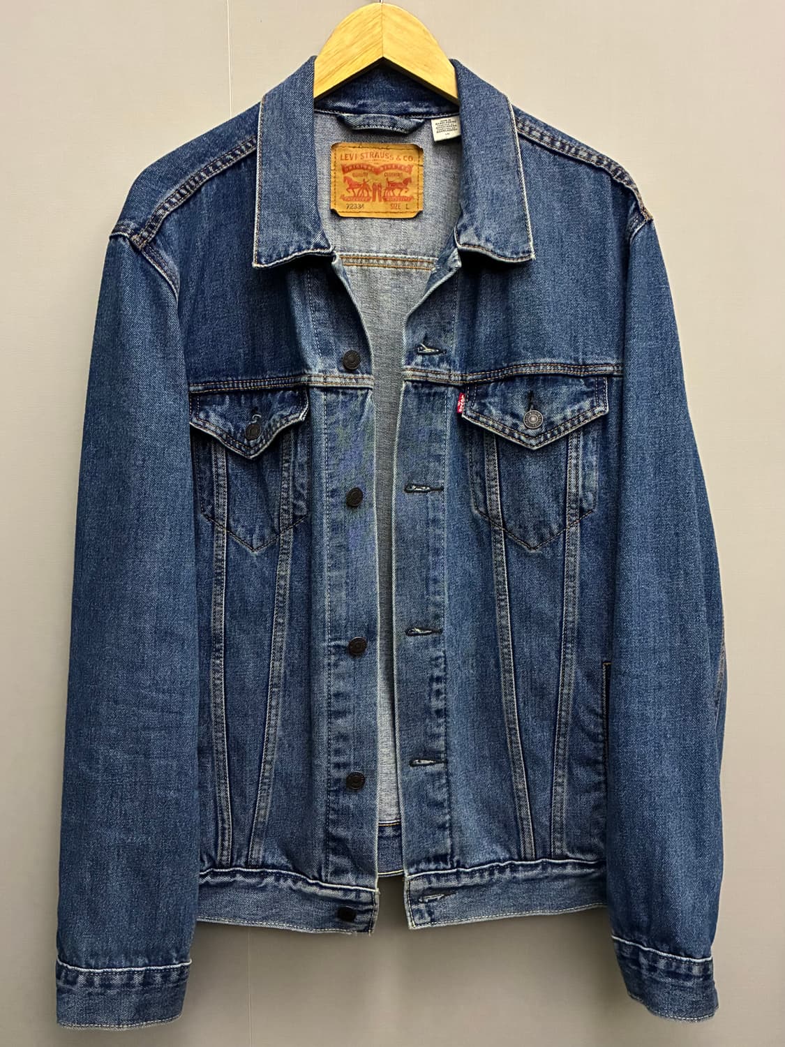 (XL)리바이스 3세대 72334 중청 데님 트러커자켓 데님자켓 청자켓 상품이미지9