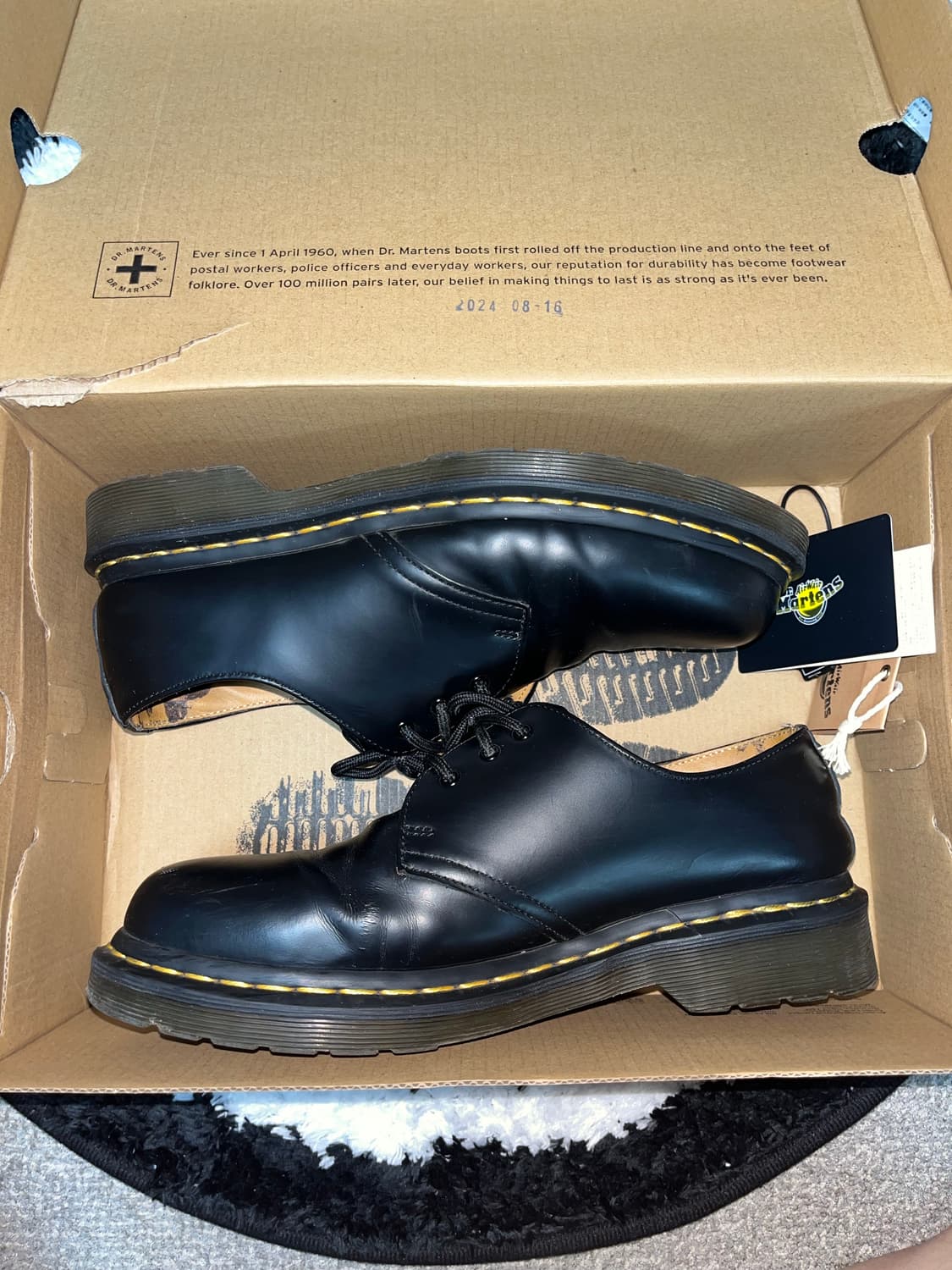 닥터마틴 1461 스무스 블랙 상품이미지2