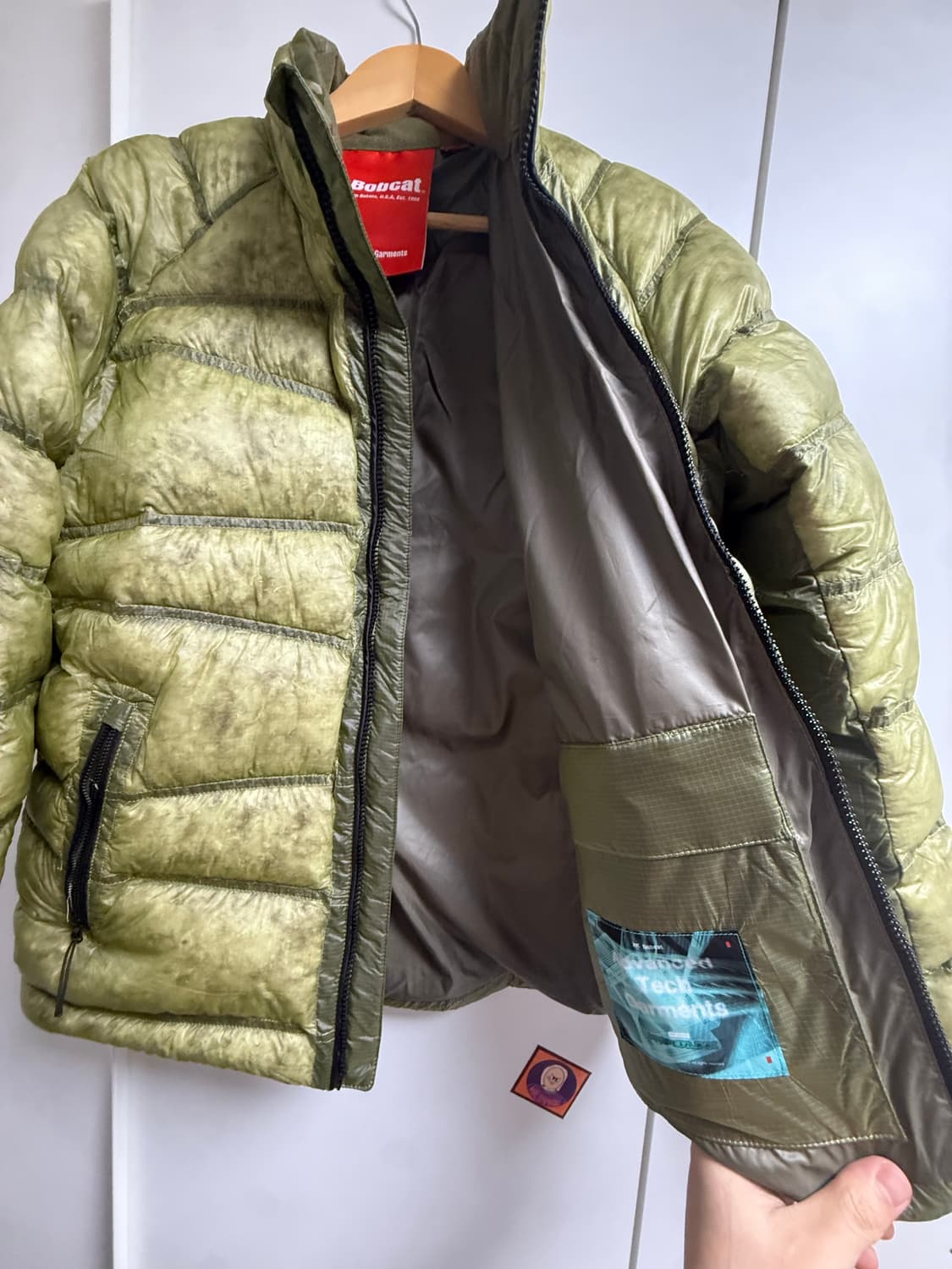 밥캣 라이트웨이트 다운 아보카도 XL 상품이미지3