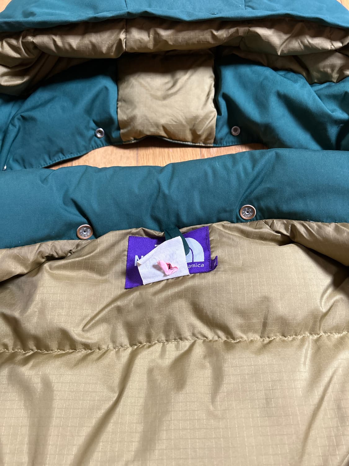 노스페이스 퍼플라벨 시에라푸퍼 65/35 그린 XL 상품이미지9